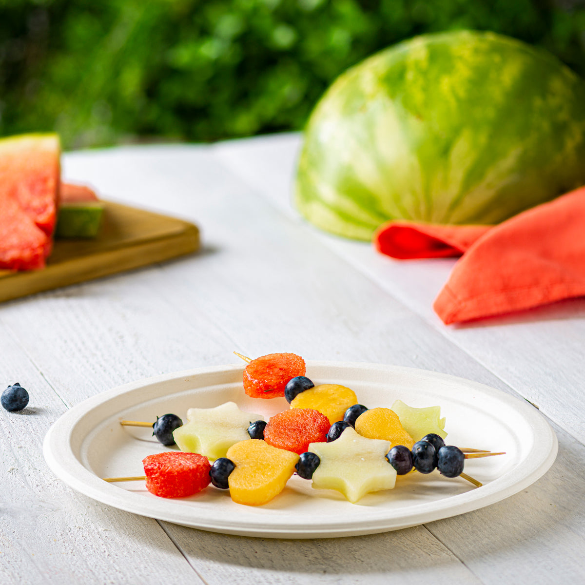 10 Inch Heavy-Duty Plates Eco-Friendly 100% Compostable Disposable Sugarcane Paper Plates - Comfy Package
