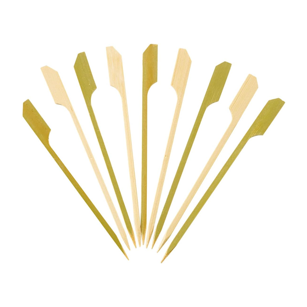 4.7 Inch Bamboo Wooden Paddle Picks Skewers - Comfy Package