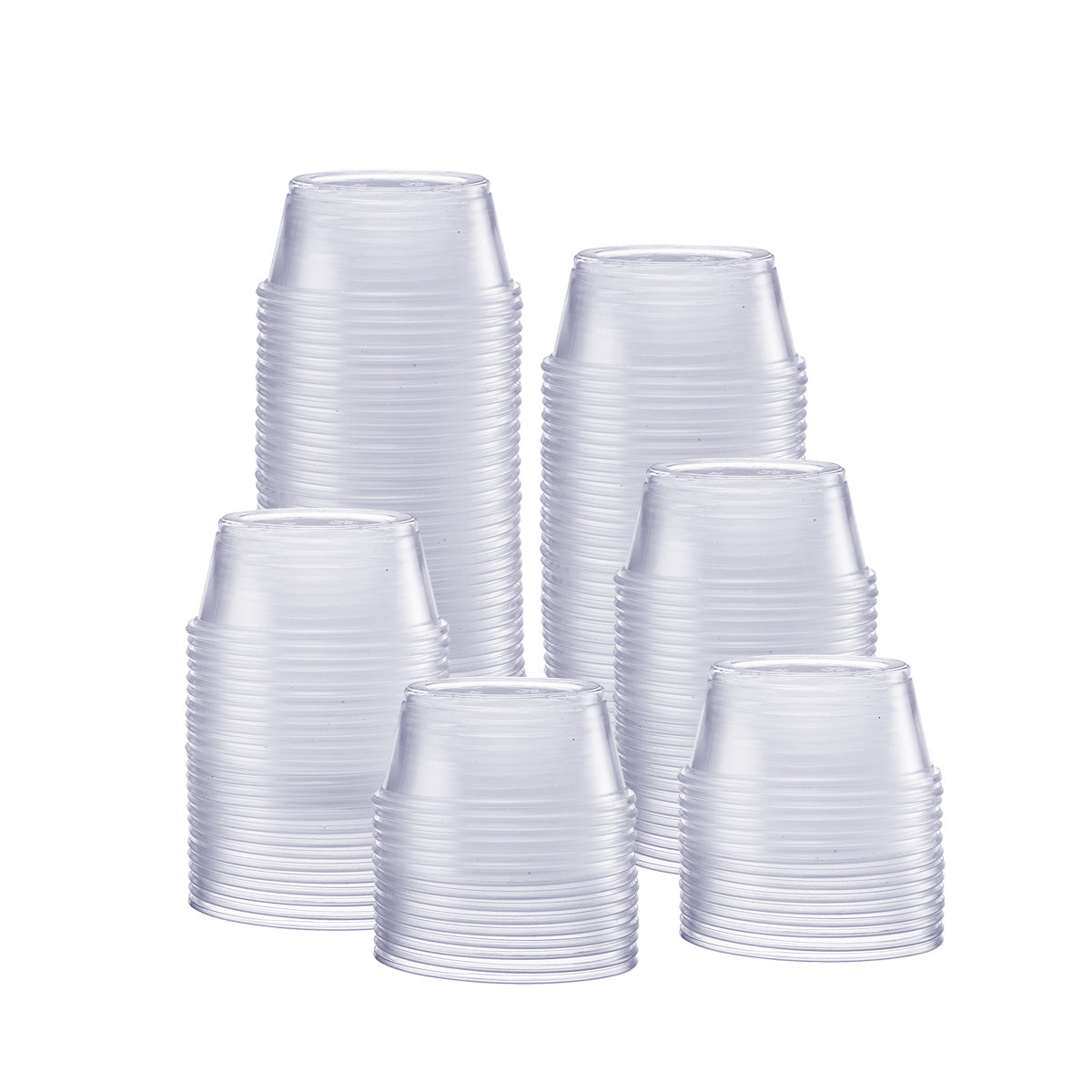 3.25 oz. Plastic Disposable Portion Cups (No Lids) Souffle Cups - Comfy Package