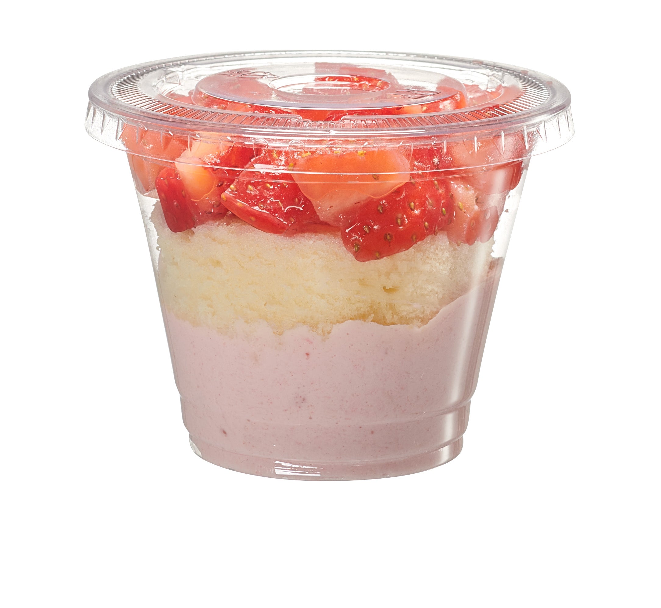 9 oz. Clear Plastic Cups With No Hole Flat Lids - Comfy Package