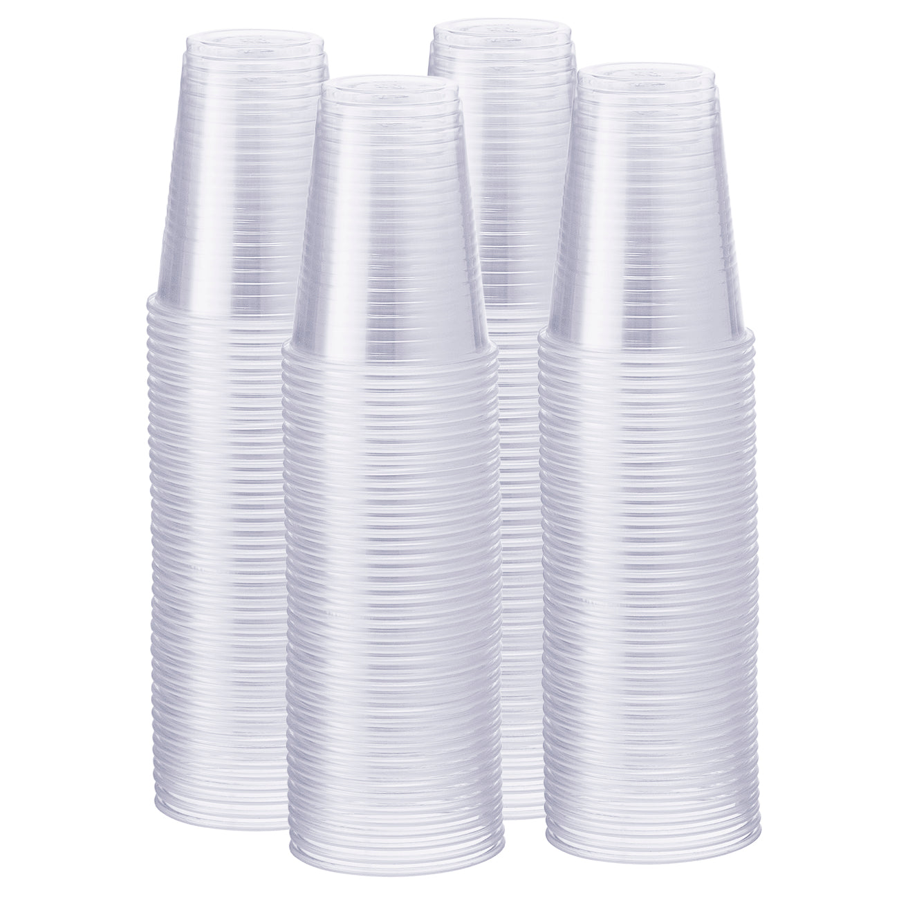 7 oz. Clear Disposable Plastic Drinking Cups - Comfy Package