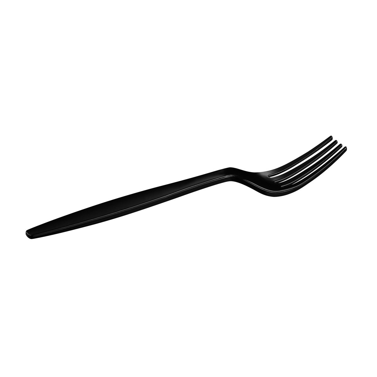 1800ct Heavy Duty Disposable Basic Plastic Forks - Black - Comfy Package