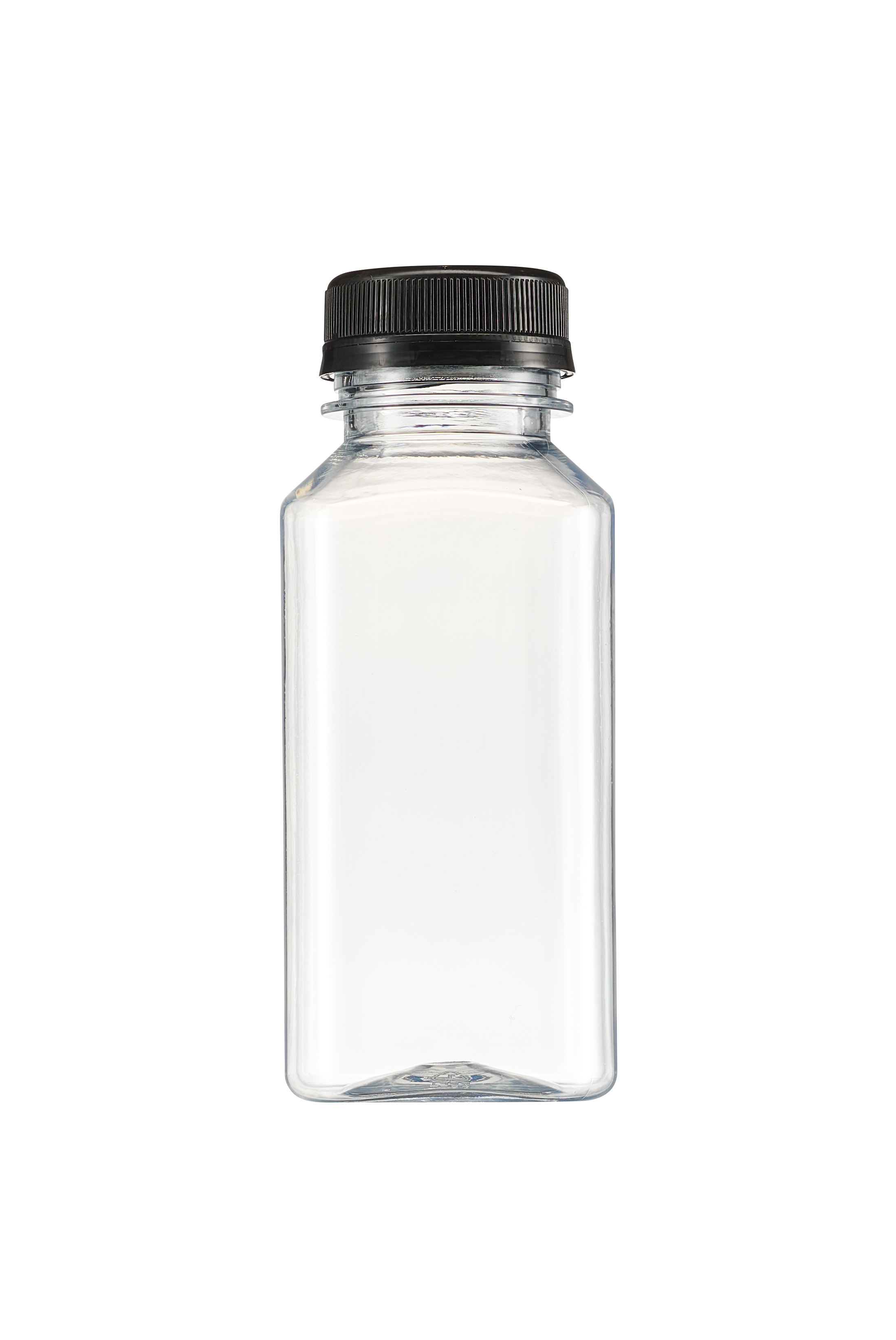 8 oz. Reusable Plastic Juice Bottles With Caps, Labels, Brush, and Silicone Funnel - Comfy Package