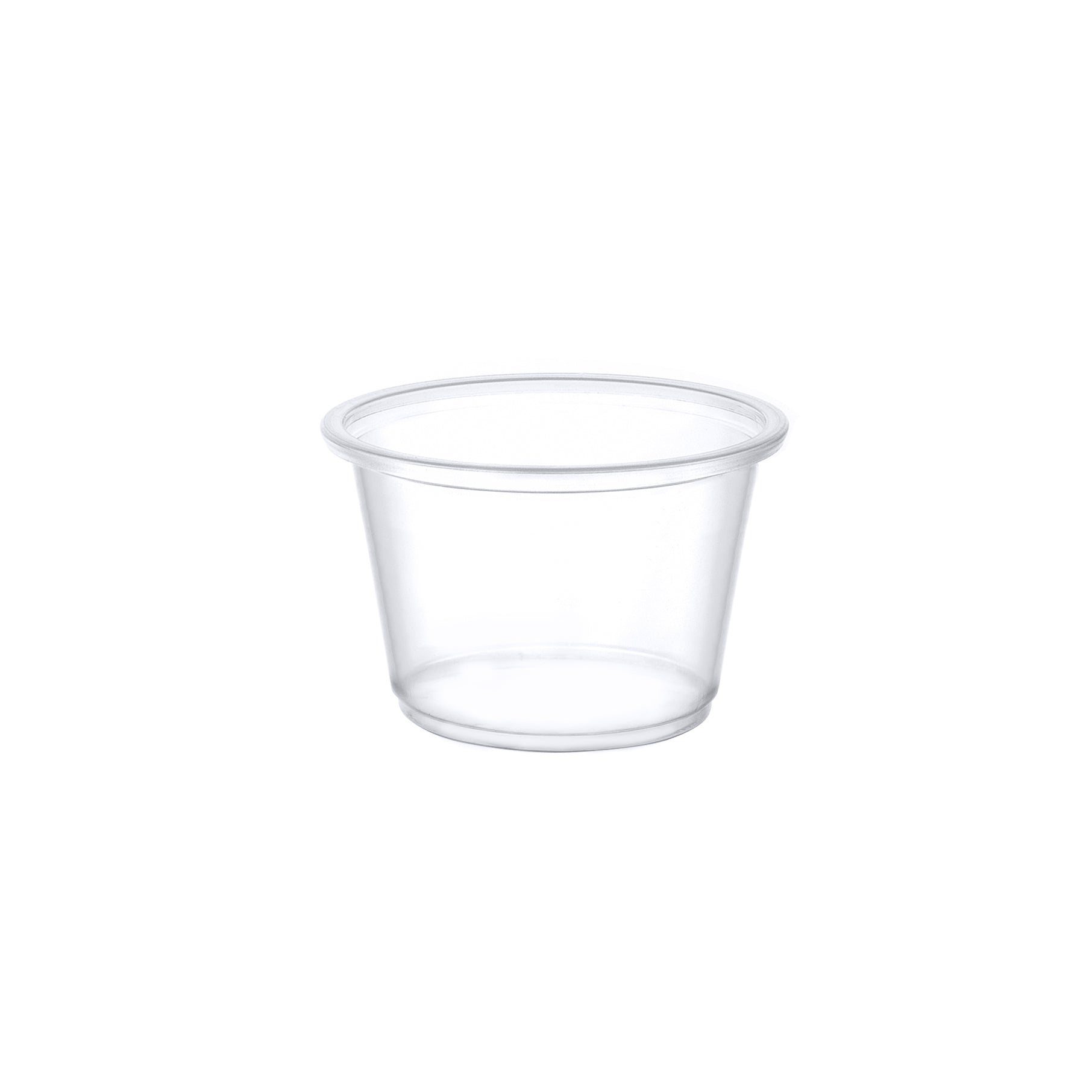 1 oz. Plastic Disposable Portion Cups (No Lids) Souffle Cups - Comfy Package