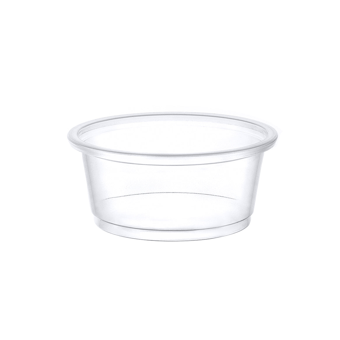 2 oz. Plastic Disposable Portion Cups (No Lids) Souffle Cups - Comfy Package