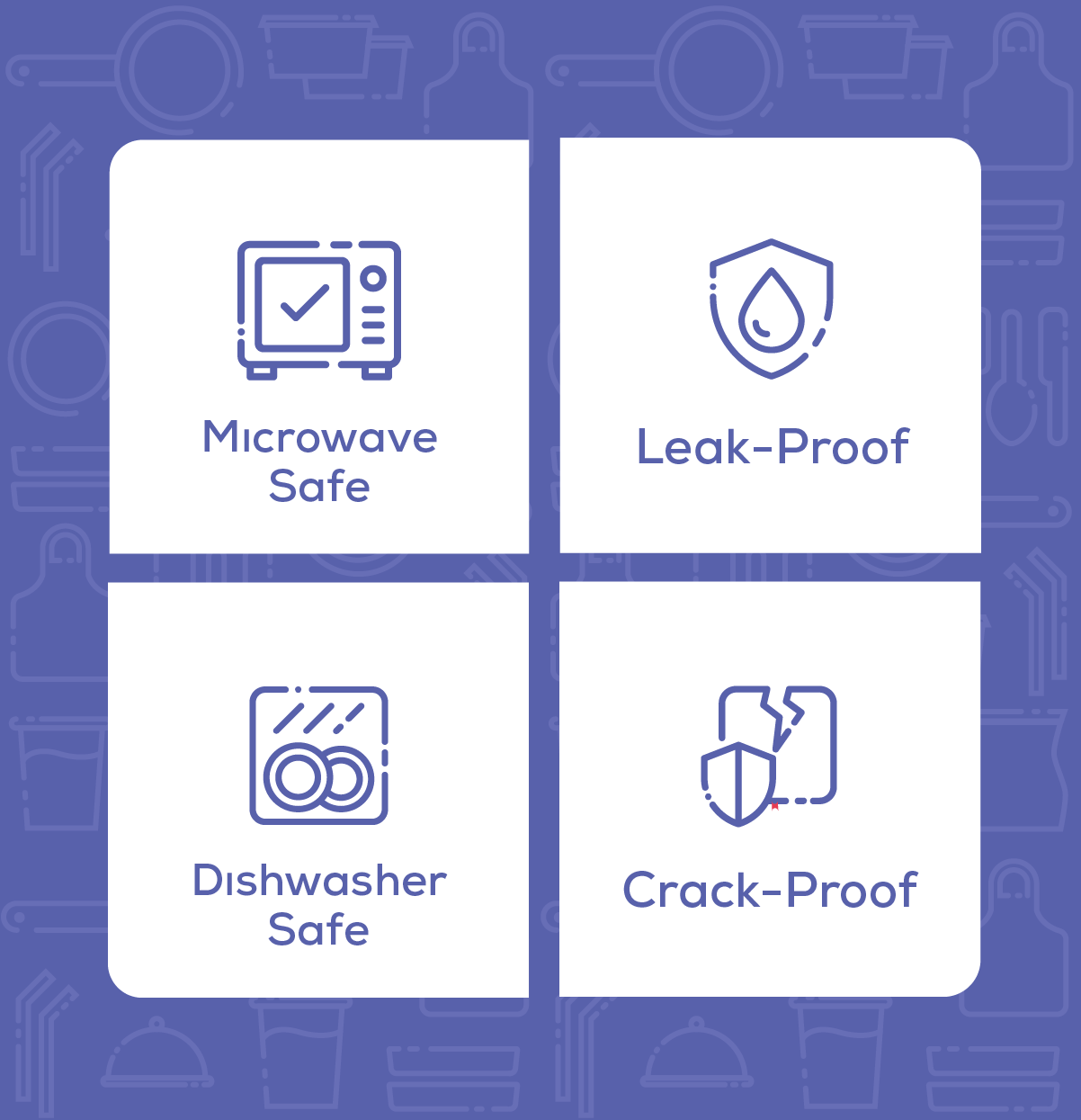 128 oz. Plastic Food Storage Deli Containers With Lids, Ice Cream Bucket & Soup Pail - Comfy Package