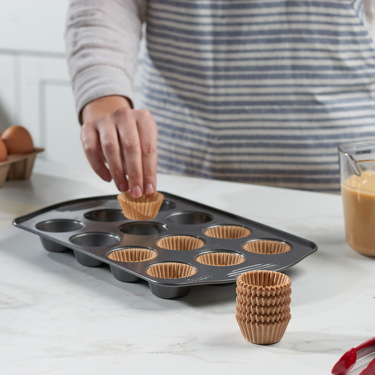 Mini Kraft Cupcake Liners - Comfy Package