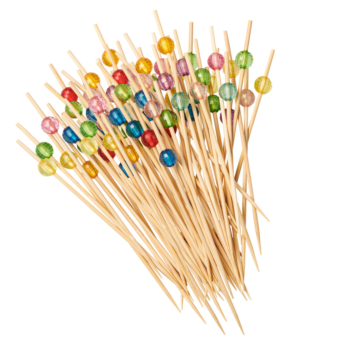 4.7 Inch Wooden Pick Skewers for Drinks & Appetizers