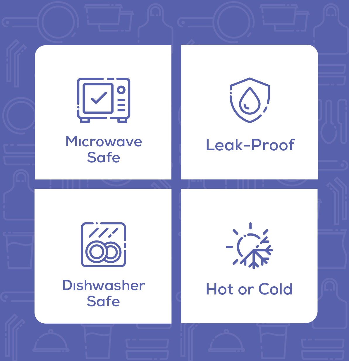 24 oz - Round Reusable Meal Prep Containers