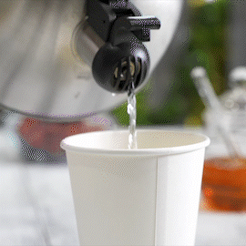 16 oz. White Paper Hot Cups - Coffee Cups - Comfy Package