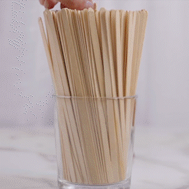 5.5 Inch Wooden Coffee Stirrers Wood Stir Sticks - Comfy Package