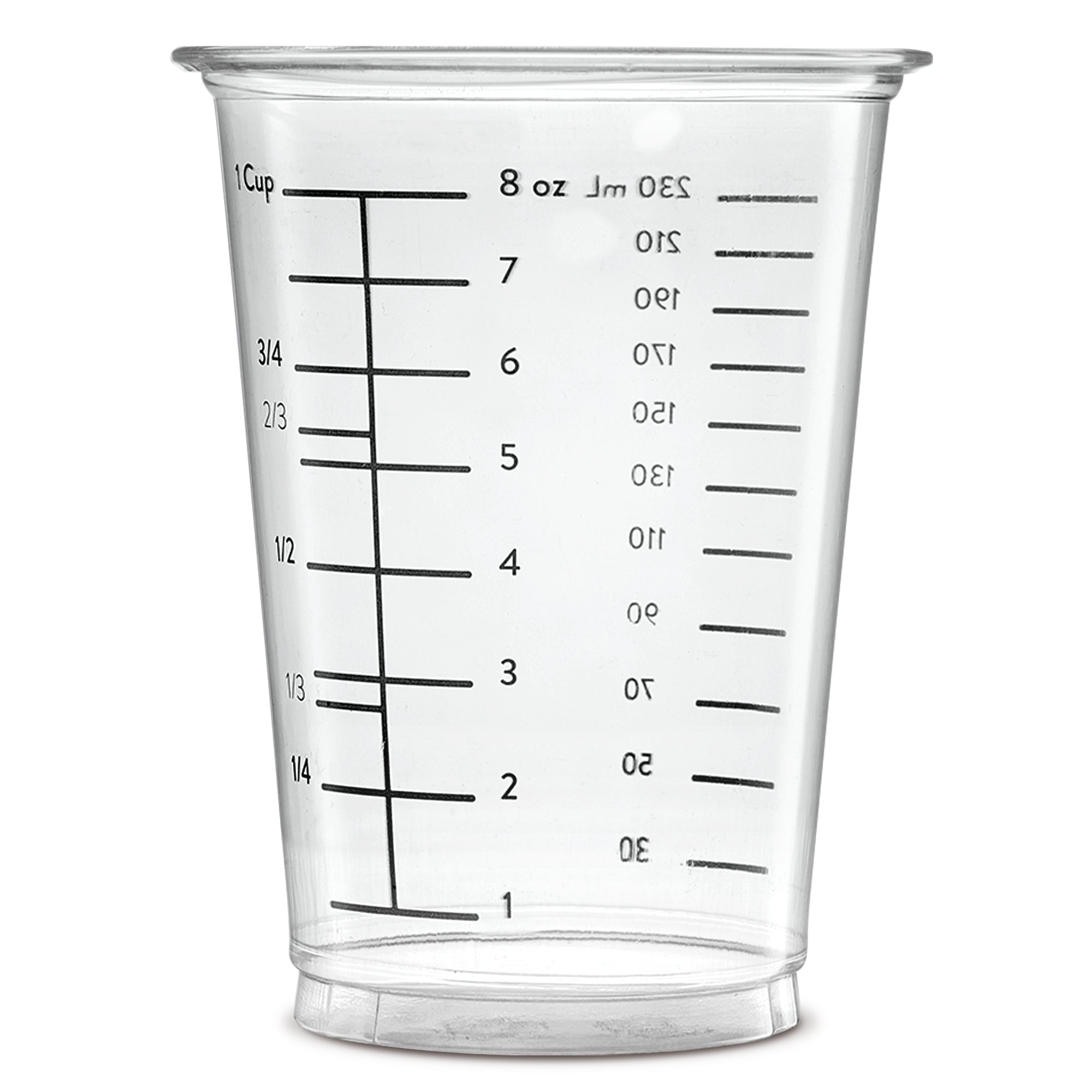 10 oz. Multipurpose Disposable Plastic Measuring Cups - Baking, Cooking, Epoxy Resin, Mixing & Measuring Cups - Comfy Package