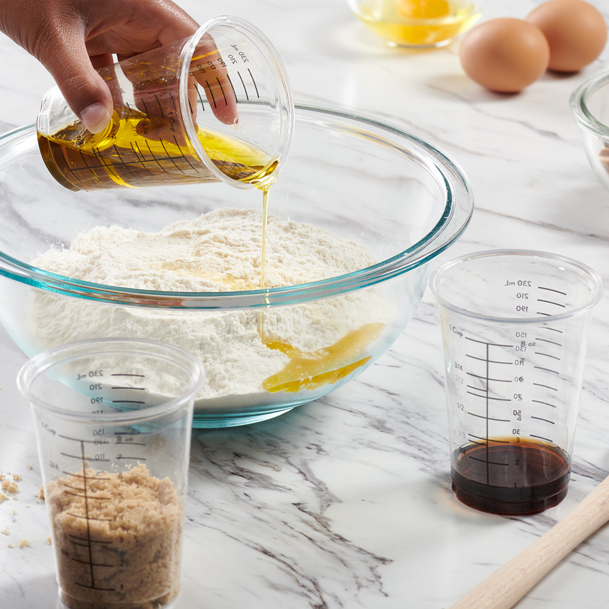 10 oz. Multipurpose Disposable Plastic Measuring Cups - Baking, Cooking, Epoxy Resin, Mixing & Measuring Cups - Comfy Package