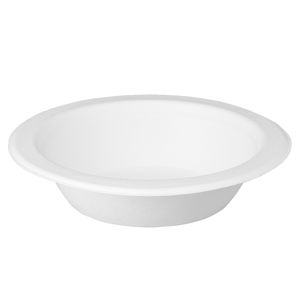 16 oz. Heavy-Duty Bowls Eco-Friendly 100% Compostable Disposable Sugarcane Paper Bowls - Comfy Package