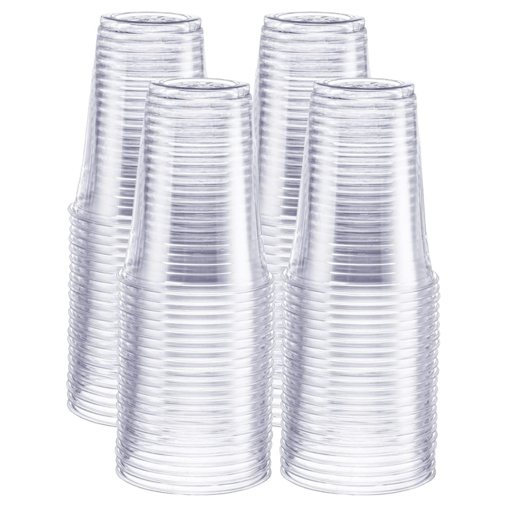 16 oz. Crystal Clear PET Plastic Cups