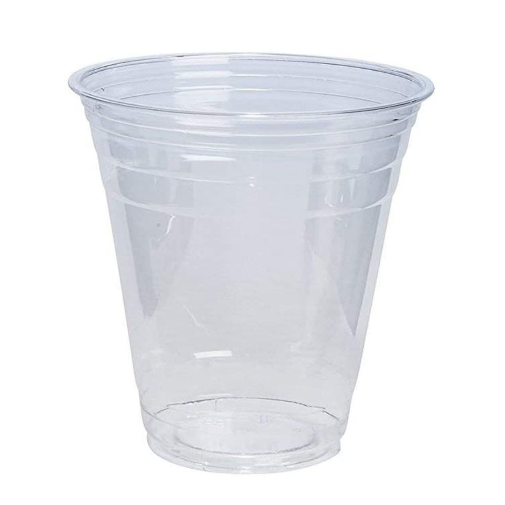 12 oz. Crystal Clear PET Plastic Cups - Comfy Package