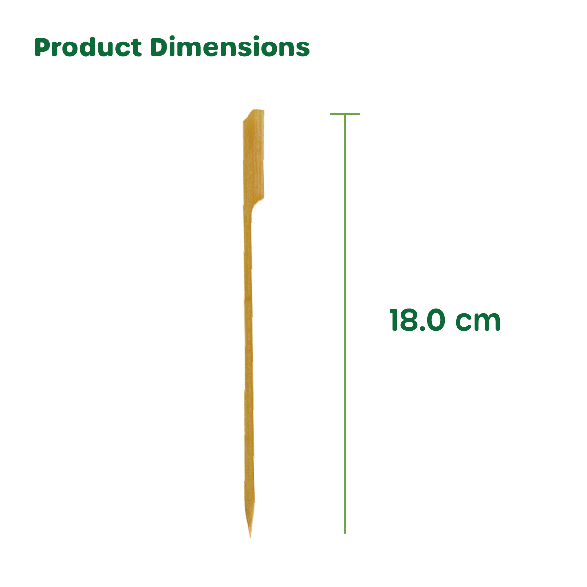 [Case of 5000] 7 Inch Bamboo Wooden Paddle Picks Skewers For Cocktails, Grilling, Appetizers, Fruits, and Sandwiches