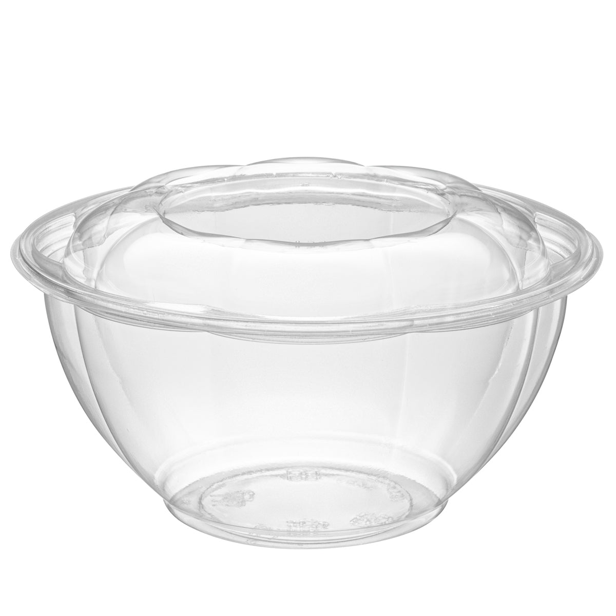 [Case of 150] 32 oz. Plastic Salad Bowls To-Go With Airtight Lids, Salad Containers