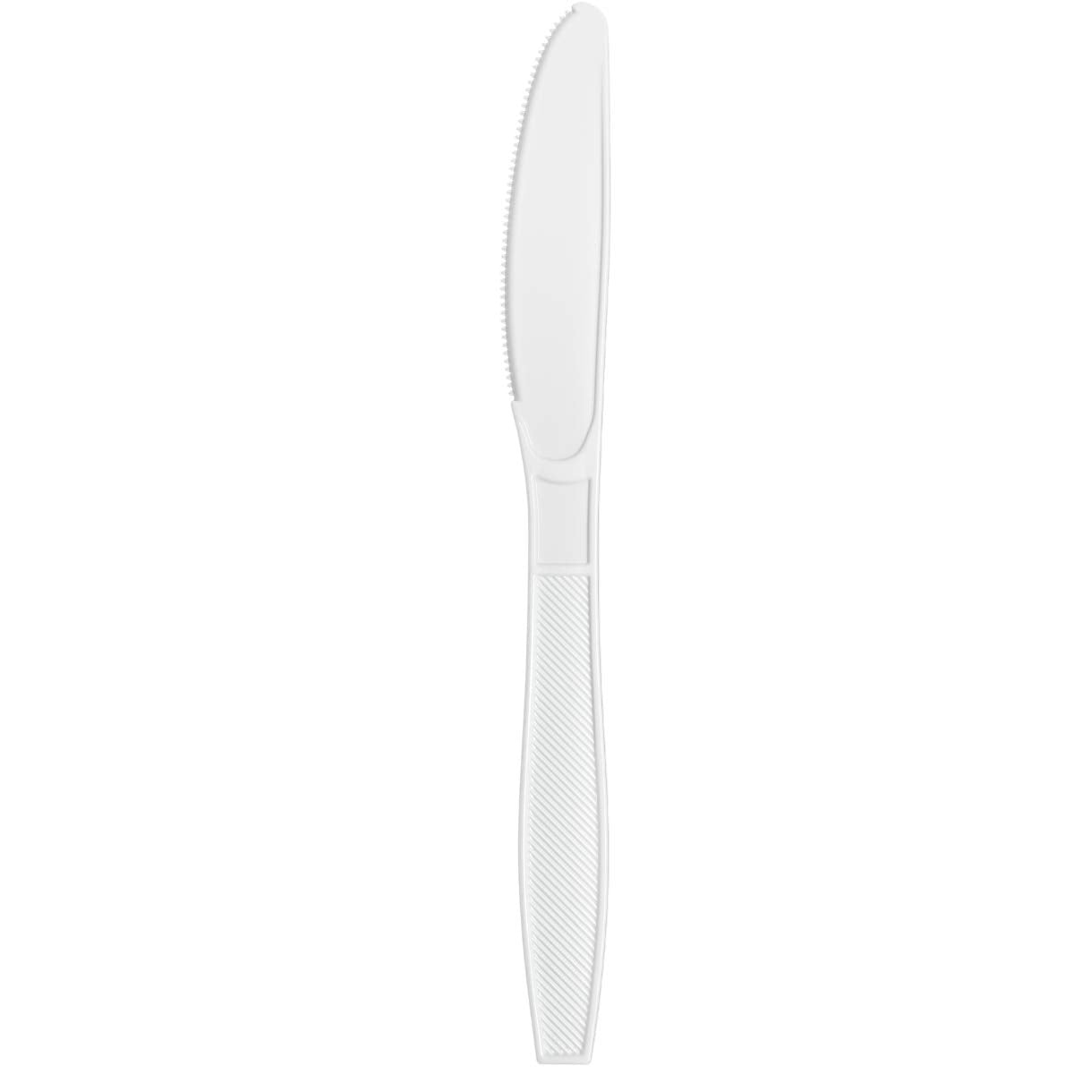 3000ct Extra Heavyweight Disposable White Plastic Knives - Comfy Package