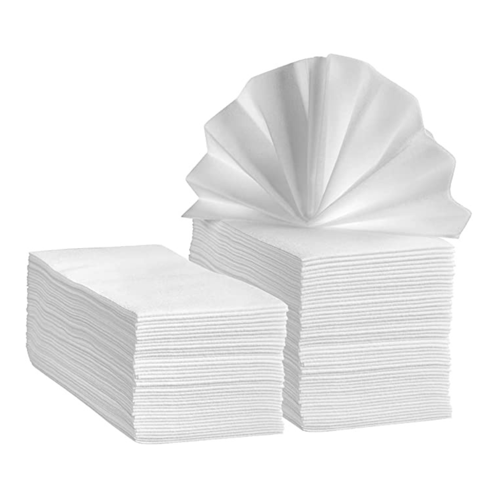 1200ct Linen-Feel Guest Towels Disposable Cloth Dinner Napkins - Comfy Package