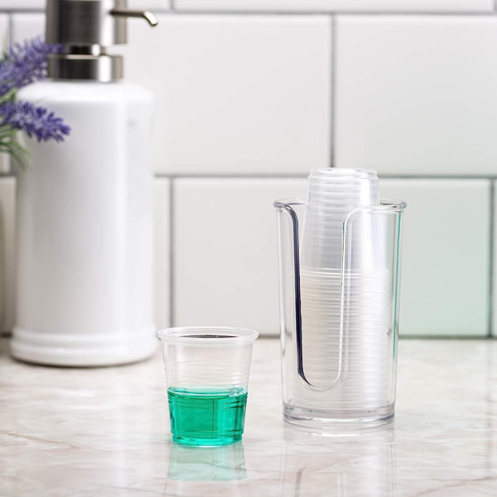 3 oz. Clear Plastic Cups, Small Disposable Bathroom, Espresso, Mouthwash Polypropylene Cups