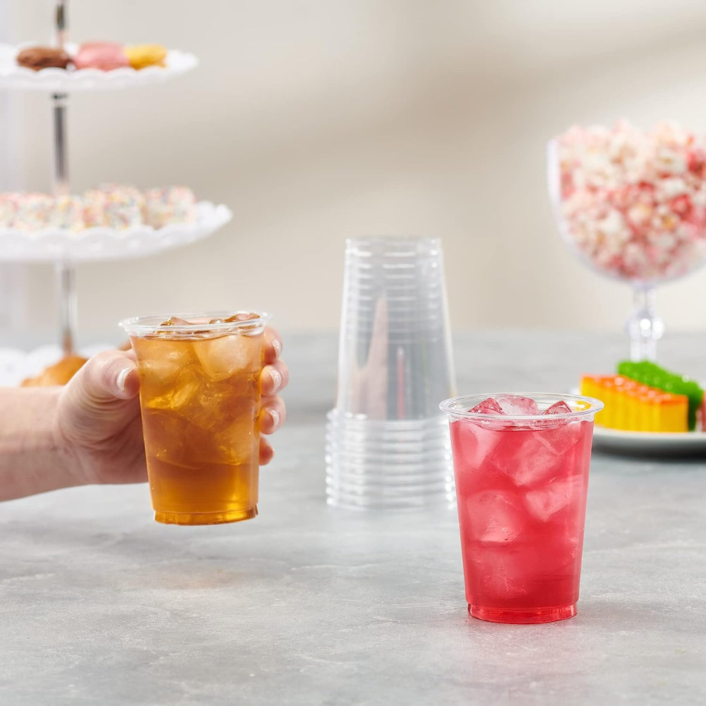 [10 oz. ] Crystal Clear PET Plastic Cups