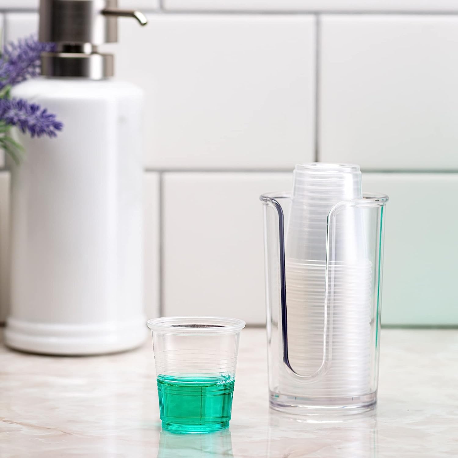 [Case of 2000] 3 oz. Clear Plastic Cups, Small Disposable Bathroom, Espresso, Mouthwash Polypropylene Cups