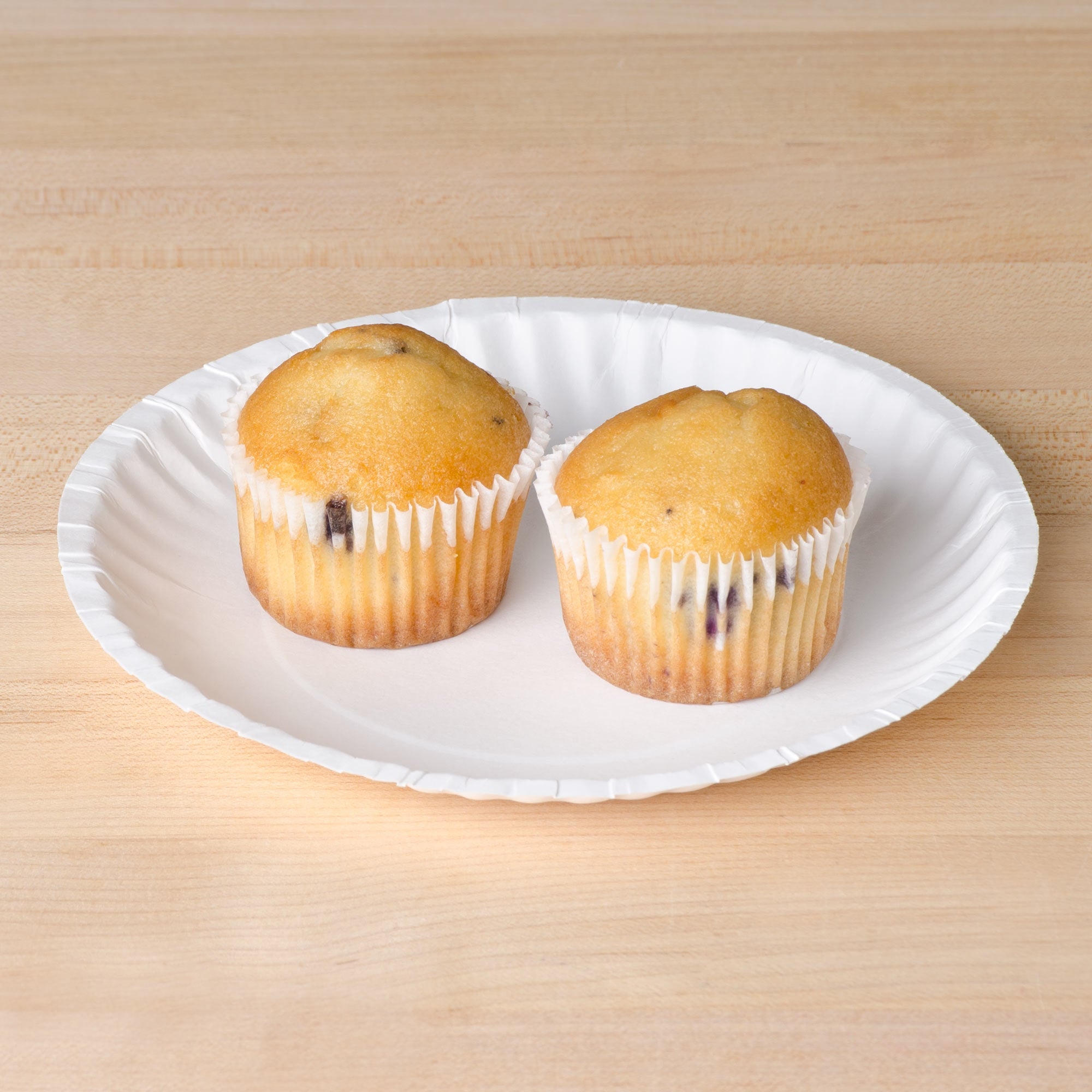 6 Inch Disposable White Uncoated Plates Decorative Craft Paper Plates - Comfy Package