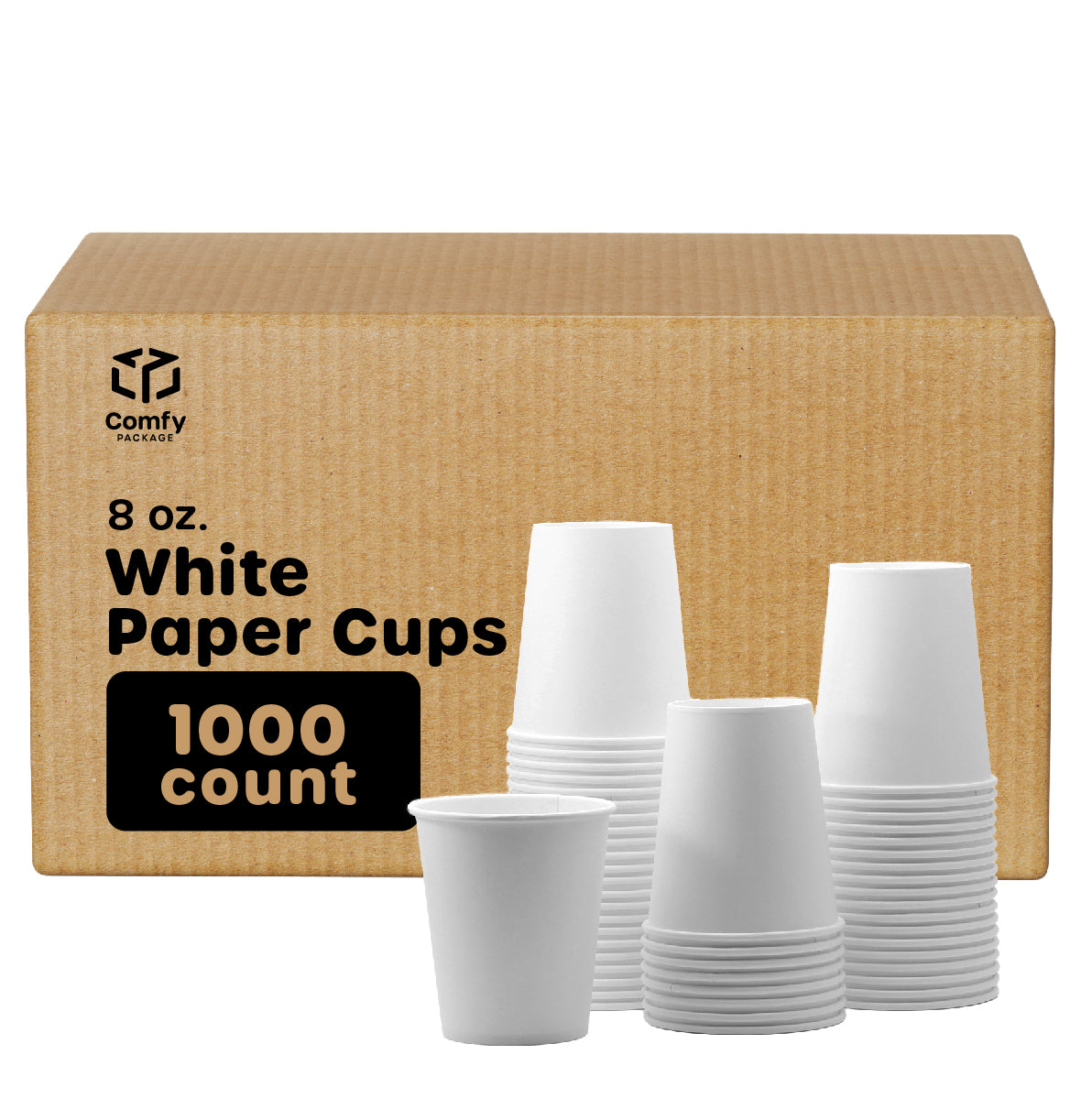 12 oz. White Paper Hot Cups