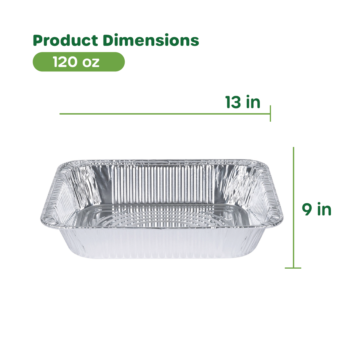 9 x 13 Aluminum Foil Pans Half Size Deep Steam Table Pans