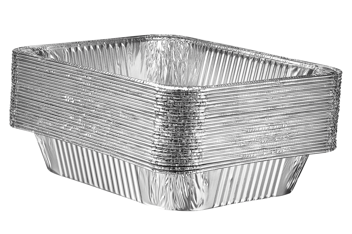 9 x 13 Aluminum Foil Pans Half Size Deep Steam Table Pans - Comfy Package