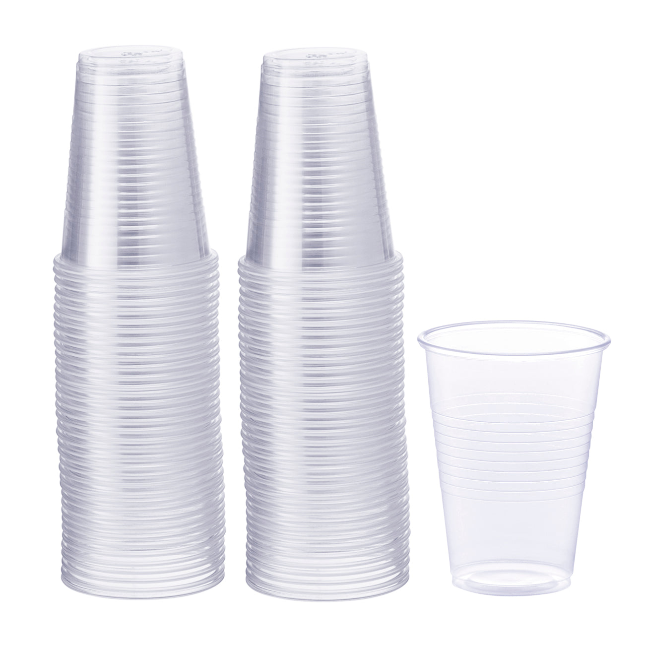 9 oz. Clear Disposable Plastic Drinking Cups - Comfy Package