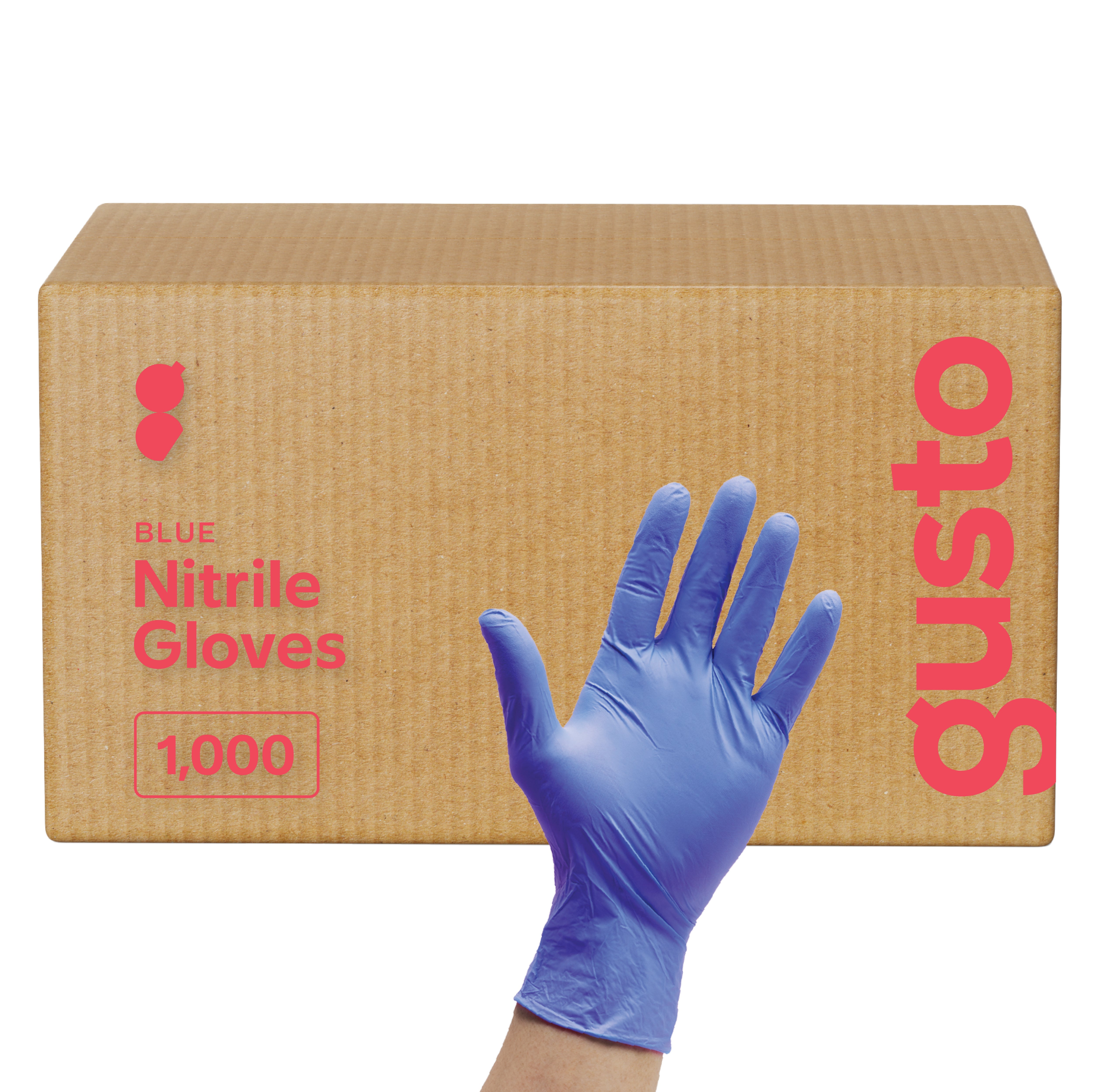 [Case of 1000] Powder-Free Disposable Nitrile Gloves - Small