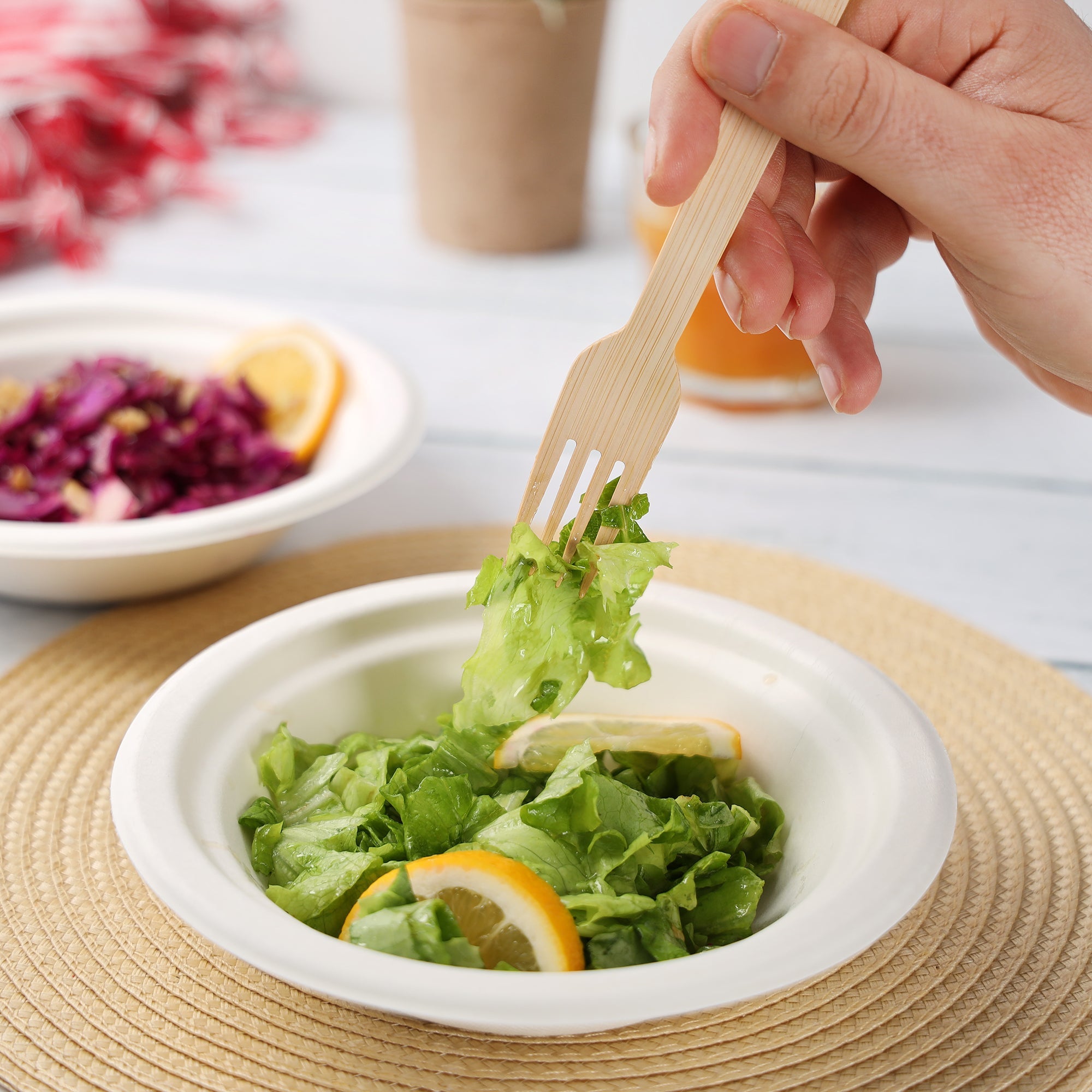 1200ct Natural Bamboo Forks