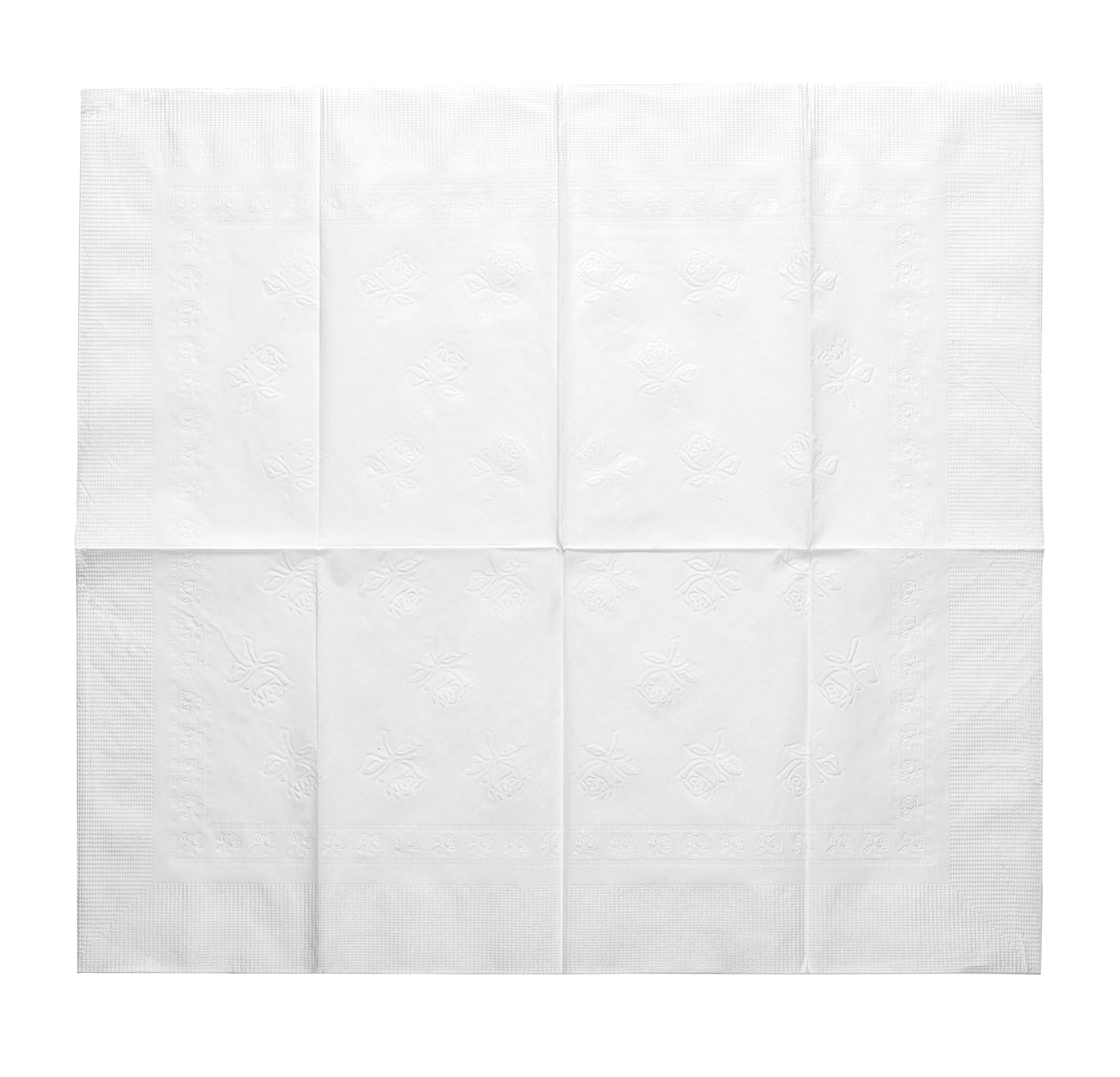 [Case of 2400] Paper Dinner Napkins Disposable 2-Ply White Party Napkins