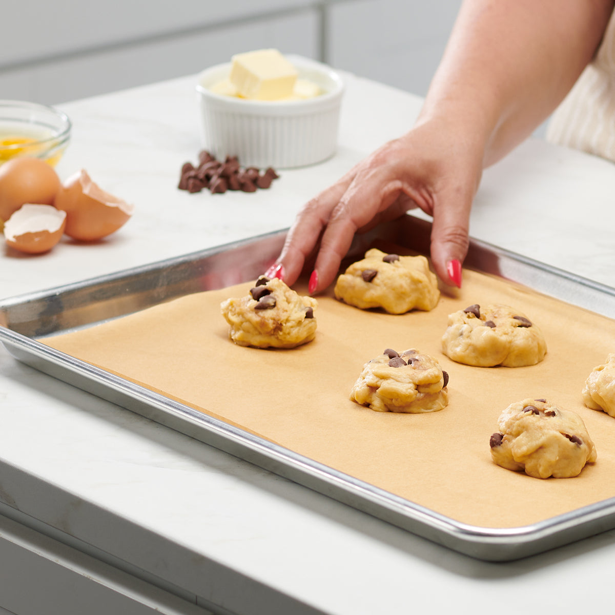 12 x 16 Inch Precut Baking Parchment Paper Sheets - Kraft - Comfy Package