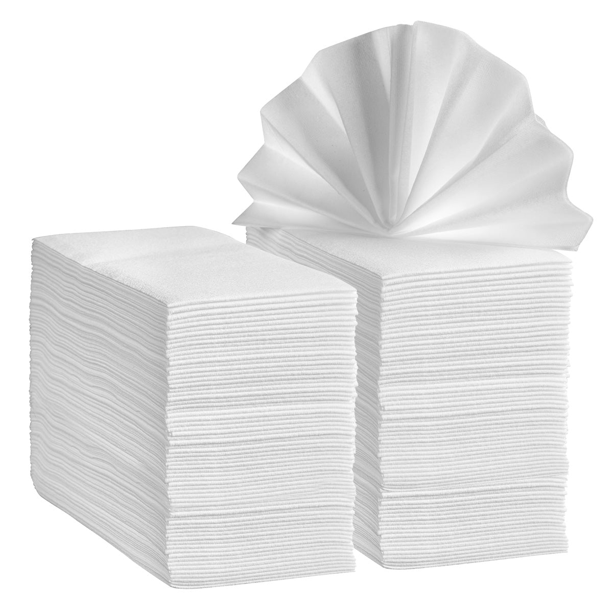 Linen-Feel Guest Towels - Disposable Cloth Dinner Napkins, Bathroom