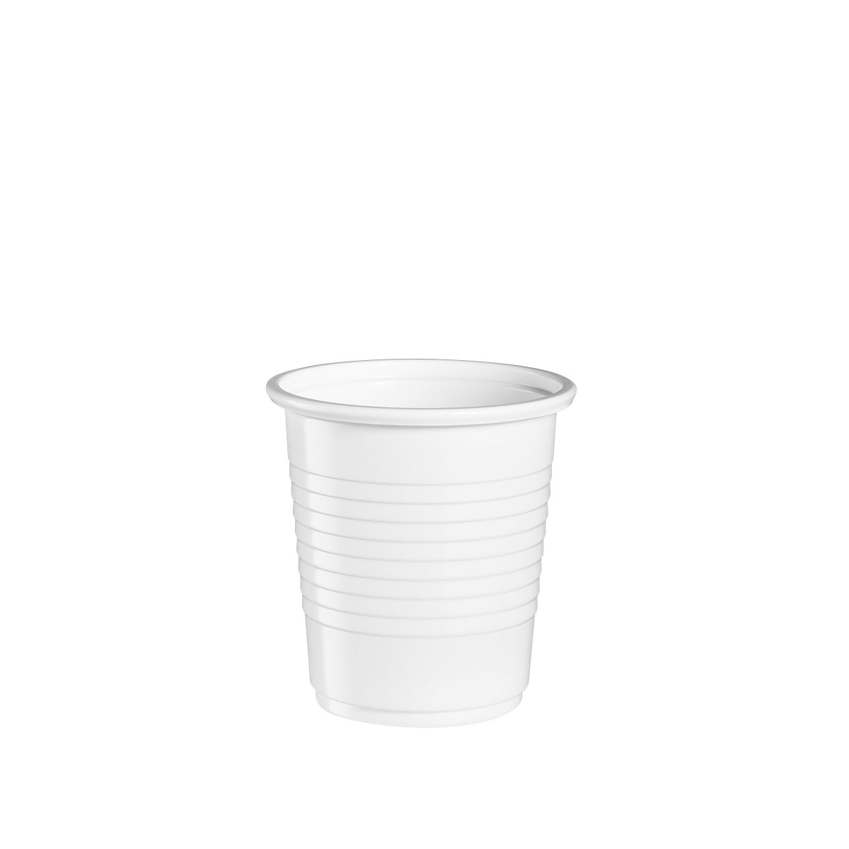 3 oz. White Plastic Bathroom Cups - Comfy Package