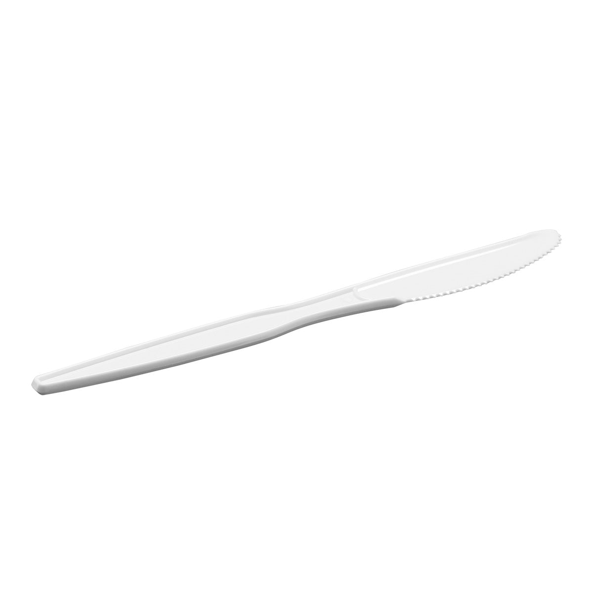 Heavy Duty Disposable Basic Plastic Knives - White