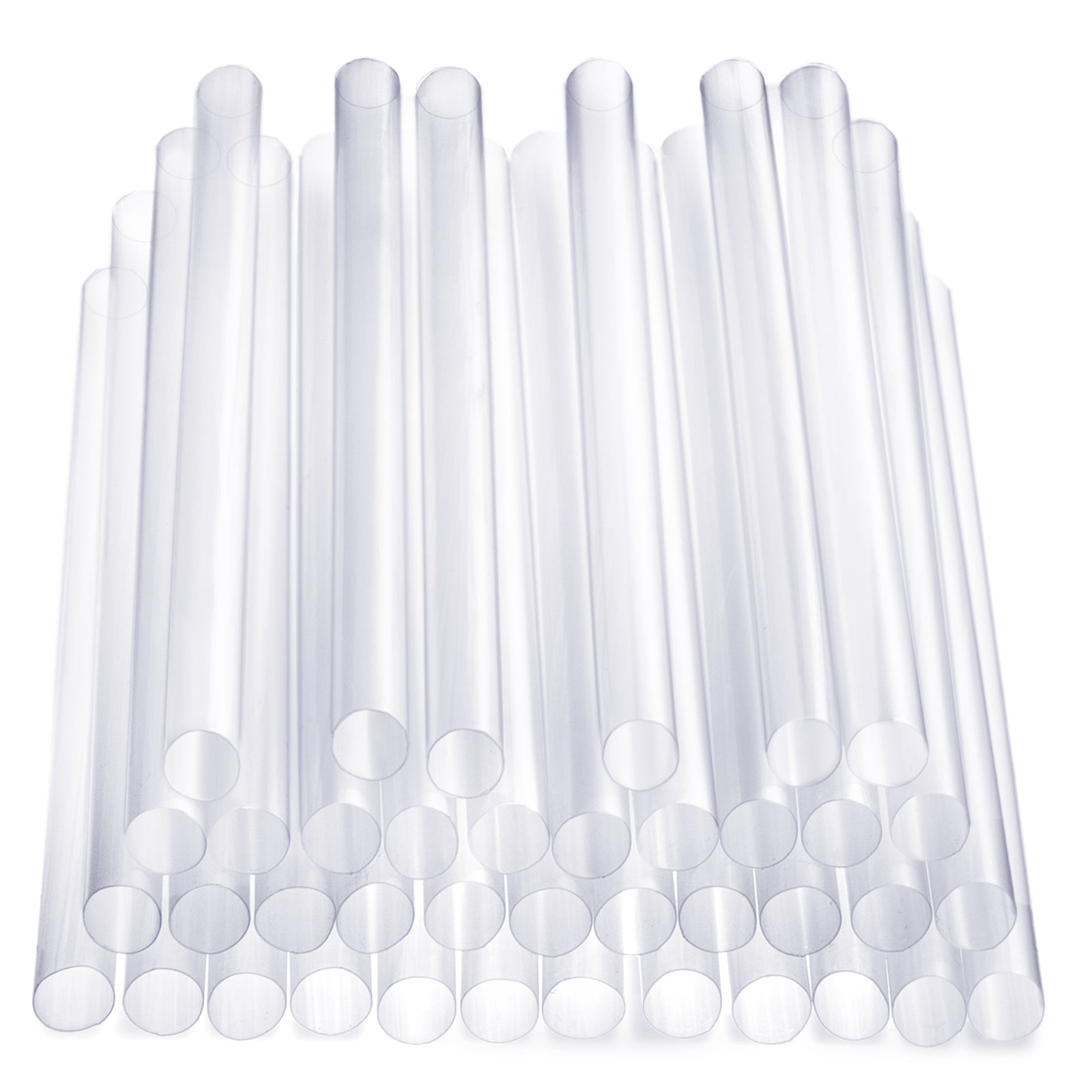 10 mm Clear Jumbo Smoothie Straws - Comfy Package