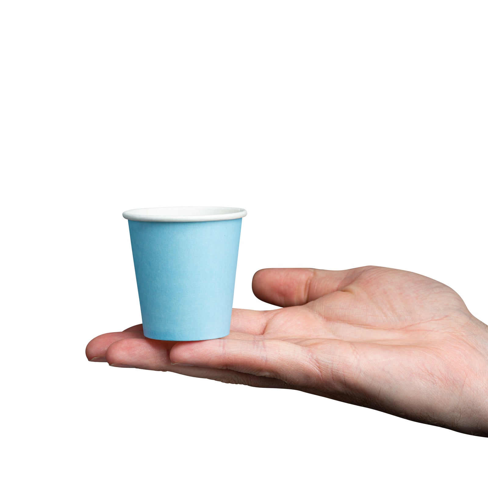 3 oz. Small Paper Cups, Disposable Mini Bathroom Mouthwash Cups - Blue