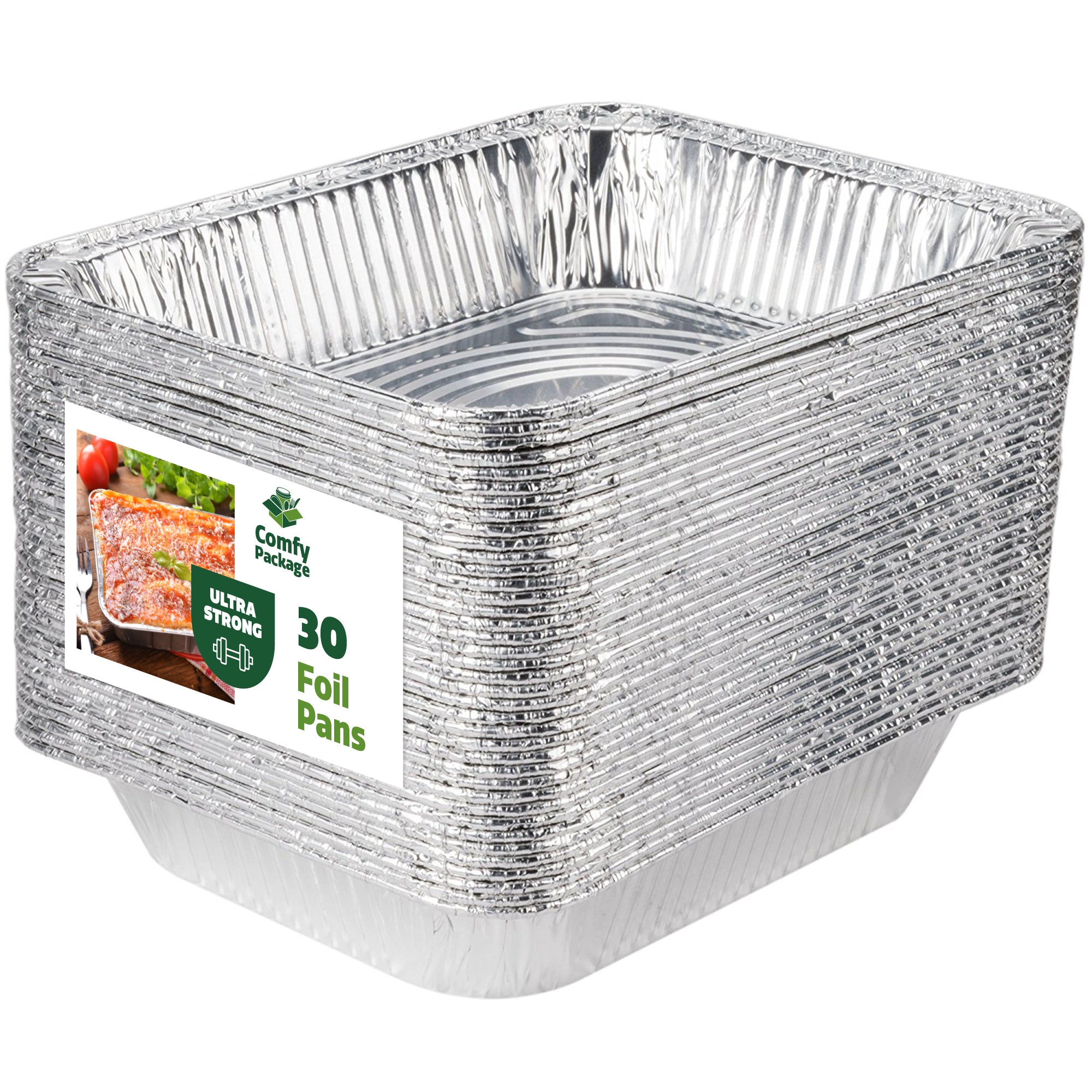 9 x 13 Aluminum Foil Pans Half Size Deep Steam Table Pans