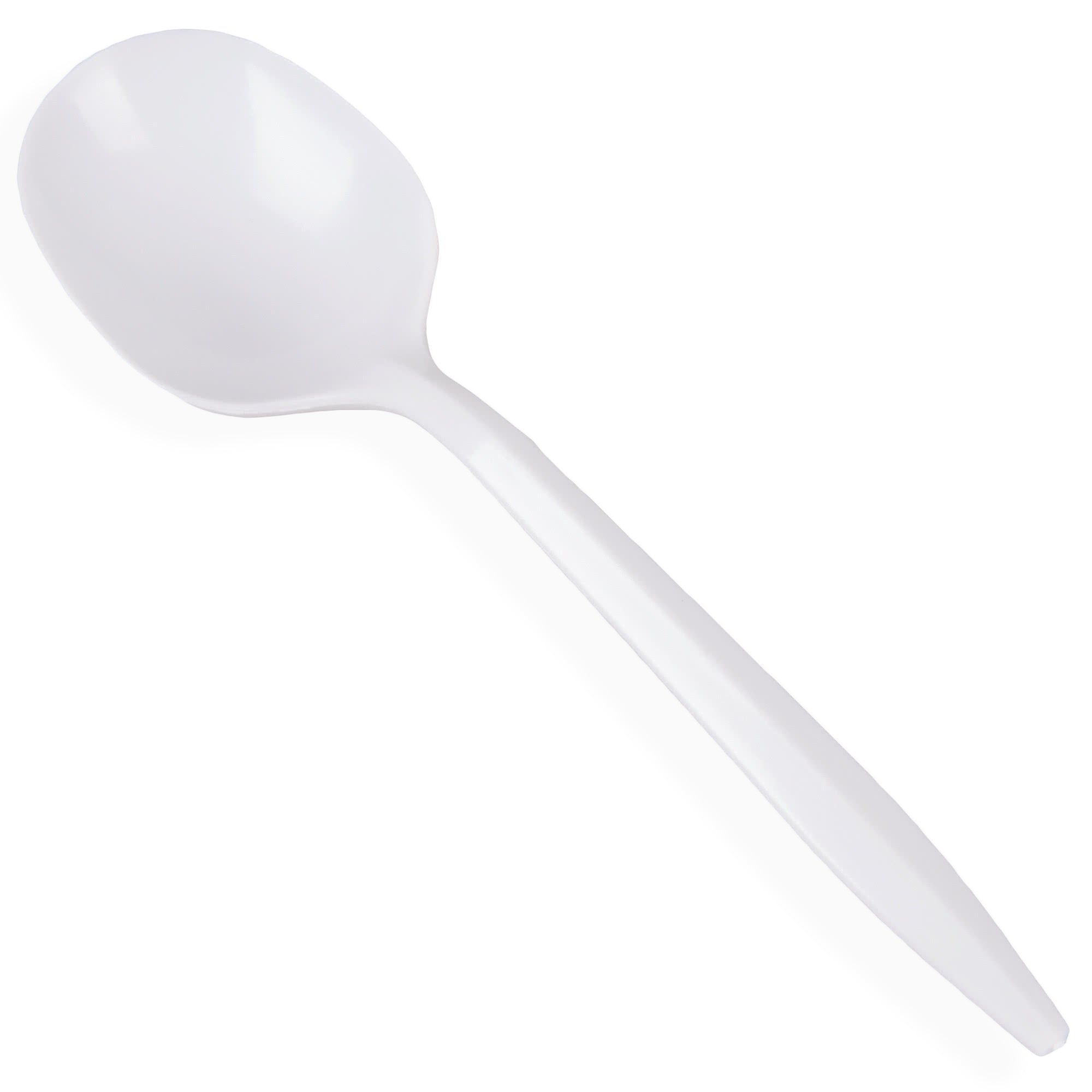 Plastic Spoons Medium Weight - White - Comfy Package